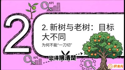 第3节：【春肥策略】开春底肥：新树&ldquo;扩版图&rdquo;，老树&ldquo;点引擎&rdquo;，课程：《柑橘底肥&ldquo;翻身账&rdquo;：从改土到高产的实战全书》