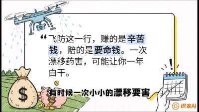 第6节：无人机干活不&ldquo;赔钱&rdquo;&mdash;&mdash;防漂移、避药害的保命红线，课程：《无人机植保搞钱必修课：从&ldquo;瞎飞&rdquo;到&ldquo;懂行&rdquo;的6步进阶》