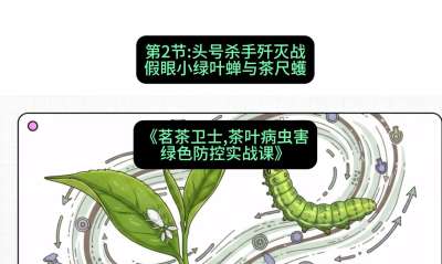 第02节：头号杀手歼灭战&mdash;&mdash;假眼小绿叶蝉与茶尺蠖，课程：《茗茶卫士&mdash;&mdash;茶叶病虫害绿色防控实战课》#识农AI